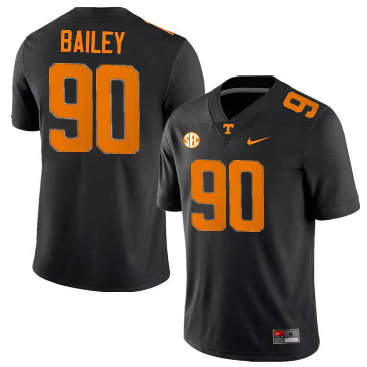 #90 Dominic Bailey UT Vols Jerseys,Tennessee Volunteers College Football Jerseys Stitched-Black